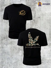 Duck Hunting Tee – Camo Flying Duck Graphic Southern Outdoor Vintage Shirt