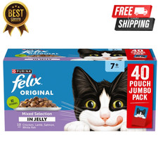 FELIX Original Senior 7+ Mixed/Fish   Selection in Jelly Wet Cat Food 40X85G