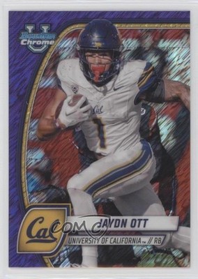 2024 Bowman U Chrome Purple Shimmer Refractor Jaydn Ott #95 15wb