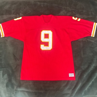 VTG Kansas City Chiefs Sand Knit Jersey # 9 Size XL