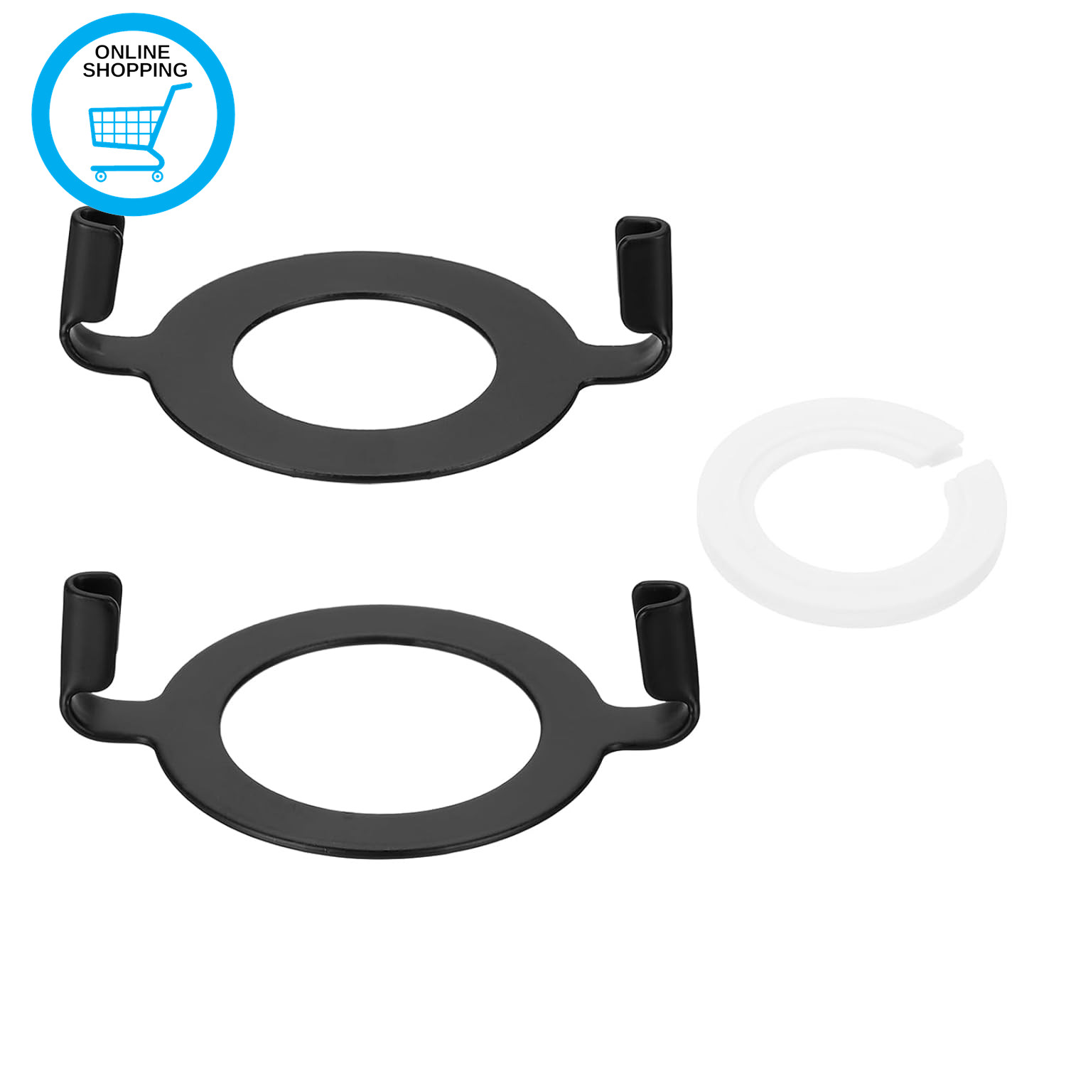 E27 E26 Lamp Harp Saddle Base, 1 Set 1.7""/1.4"" (42Mm/36Mm) Lamp Harp Holder Base