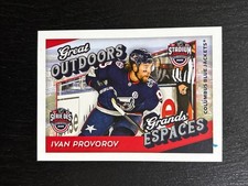 2025-26 Topps NHL Stickers Great Outdoors Ivan Provorov #705