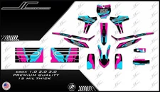 EBOX 1.0 2.0 3.0 graphics kit decals  THICK AND HIGH GLOSS