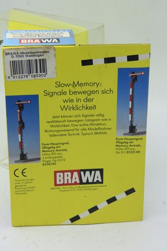 Brawa 8538 Formsignal H0 - Accionamiento de memoria lenta - Nuevo en EMBALAJE ORIGINAL | Zustand: Gebraucht