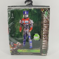 Transformers Optimus Prime Costume Boys Large 10-12 Rise Beast Padded 2 Pc New