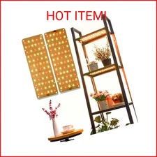 DOMMIA Grow Light, 20W Ultra-Thin Panel Grow Lights for Indoor Plants, High PPFD