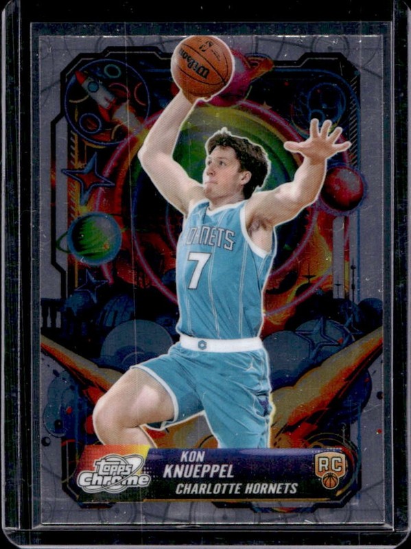 2025-26 Topps Cosmic Chrome Kon Knueppel Propulsion RC Rookie #PRP-19 Hornets