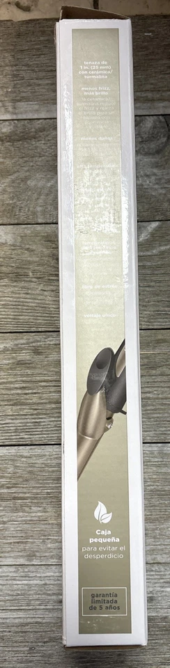 InfinitiPro Conair Nano Tourmaline Ceramic Curling Iron 1" ~New/Damaged Box - Image 4 of 4