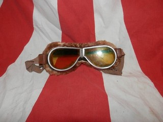 WW2 Japanese Naval Air Corps pilot's goggles.Very Good.Very rare.