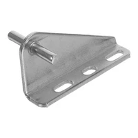 Silver Stainless Steel Refrigerator Door Hinge for Commercial Freezers