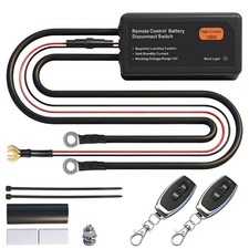 Battery Kill Switch for Car 12V 100A, Remote Battery Disconnect Switch Top