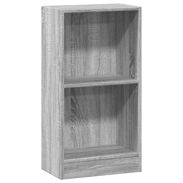 BüCherregal Grau Sonoma 40X24X76 Cm Holzwerkstoff Standregal-image