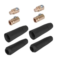 Welding Quick Coupler Connector Socket Plug Fittings For 1025mm Cable DKJ10