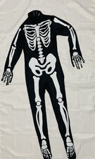 Halloween Costume For Kids.Skeleton Second Skin Jumpsuit Costume.Kids Size L.