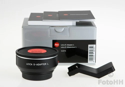 LEICA S - ADAPTER - L LEICA NUMBER: 16075 USE S LENSES ON LEICA TL/CL/SL CAMERAS