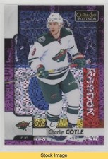 2017-18 O-Pee-Chee Platinum Violet Pixels Charlie Coyle #46 READ 8tn