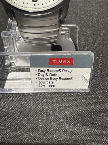 Timex Indigo Wr 30 M Watch - MISSING SIDE CROWN - Picture 4 of 7