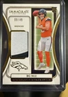 2024 Immaculate Bo Nix RC Patch /49 Remarkable Memorabilia Broncos 🔥 Rookie