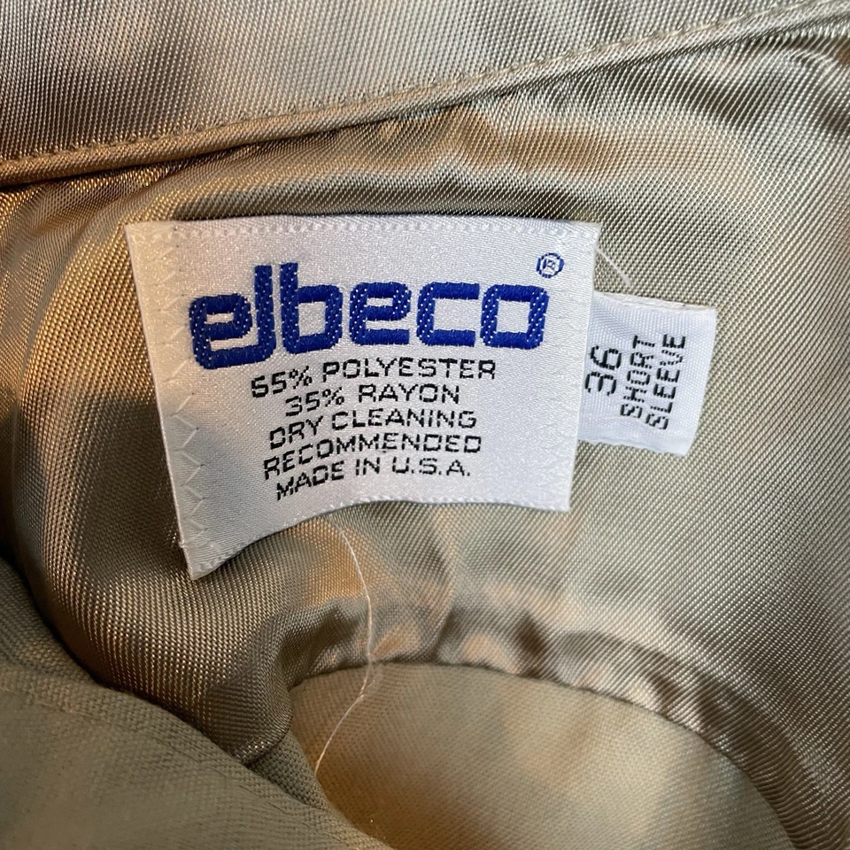 NUEVO NUEVO SIN ETIQUETAS Camisa Uniforme Elbeco Duty Plus Mujer 36 Manga Corta Hecha en EE. UU. Patrulla Foto 4 de 4