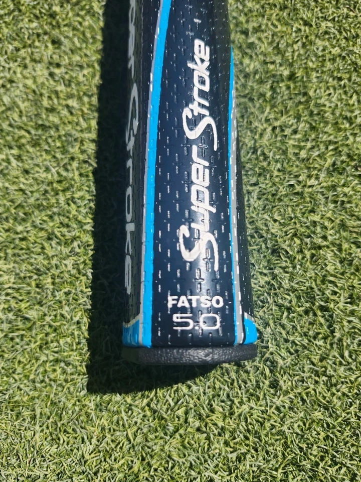 Super Stroke Fatso 5.0 Putter Grip Black/ Blue - Image 3 of 4