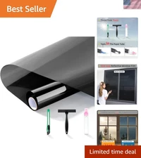 PET One-Way Window Film - Heat Control & 99% UV Blocking - 17.5"x78.7"