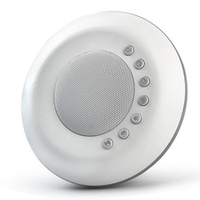 White Noise Sound Machine 28 Sounds 32 Volume Levels Timer Memory Recharge Sleep