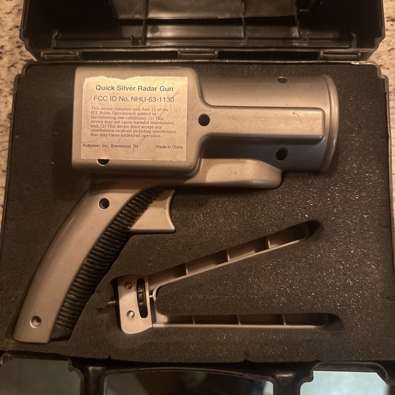 Quicksilver Radar Gun NHU-63-1130 Good Condition-Tested And Works!