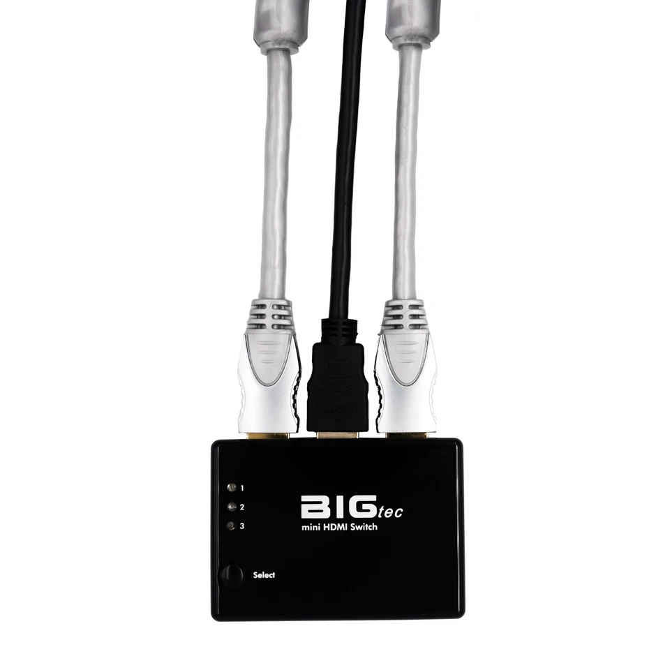 HDMI Switch Verteiler Schalter Umschalter Splitter Verstärker Fernbedienung 3D - Bild 4 von 4