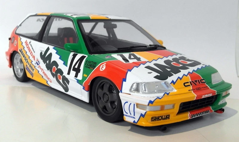 Triple resina escala 9 1/18 - T9-1800108 Honda Civic E9 #14 JACCS JICC 1991 Foto 4 de 4