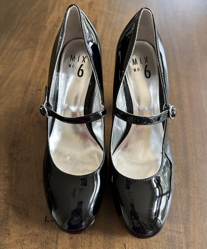 Women’s Mix No. 6 Aaralyna Platform Mary Jane Pump Black Size 8.5 M
