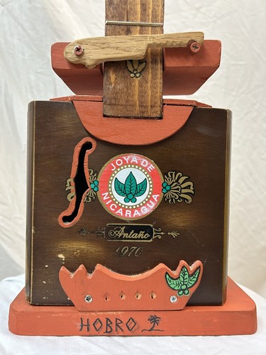 Unica scatola per sigari Hobro fatta a mano 4 corde ukulele - Foto 2 di 8