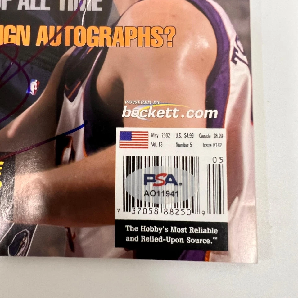 Dirk Nowitzki Signed Beckett Magazine PSA/DNA Dallas Mavericks - Image 2 of 2