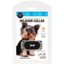 Goldmans Dog Friendly and Humane No-Bark Collar Small fit Necks 8-12"