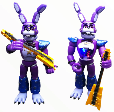 GLAMROCK BONNIE action figure 8 FNAF Five Nights at Freddy's