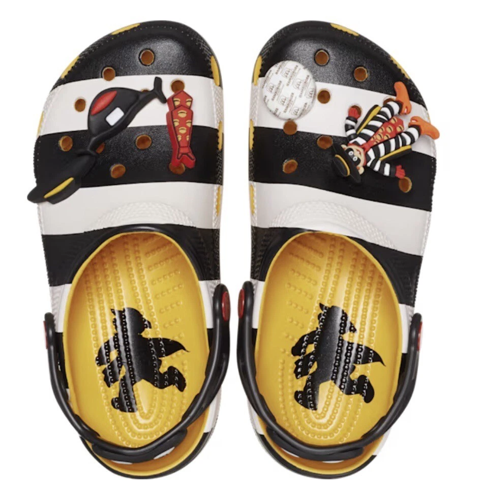 CROCS x MCDONALD'S HAMBURGLAR CLASSIC CLOG | Mens Size 10 / Womens 12 - NEW