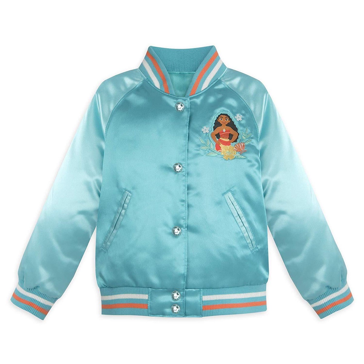 ジャケット・アウター moana Disney Store Moana Varsity Jacket Girl Size 5/6 7/8 | eBay
