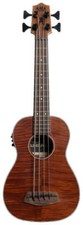KALA U-Bass Exotic Mahogany, Fretted, Metal Round Wound Strings, with Deluxe Bag