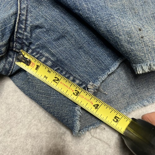 Vintage 60s 70s Landlubber Denim Womens Jean Shorts Size 28 - Picture 13 of 15