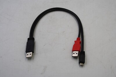 Startech.com 1 Fuß USB Y-Kabel für externe Festplatte - Dual USB A zu Micro B -