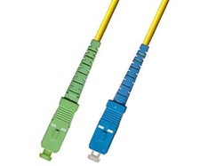 2M Singlemode Simplex Fiber Optic Cable 9/125 SC/APC-SC/UPC