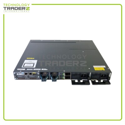 WS-C3750X-24P-S V06 Cisco 3750X PoE+ 24 Port Ethernet Switch W/ 1x