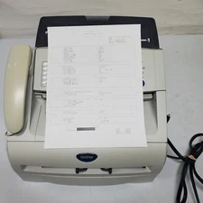 Brother IntelliFax 2820 Mono Laser Printer W/Toner LOW USE 1k Pages READ INFO