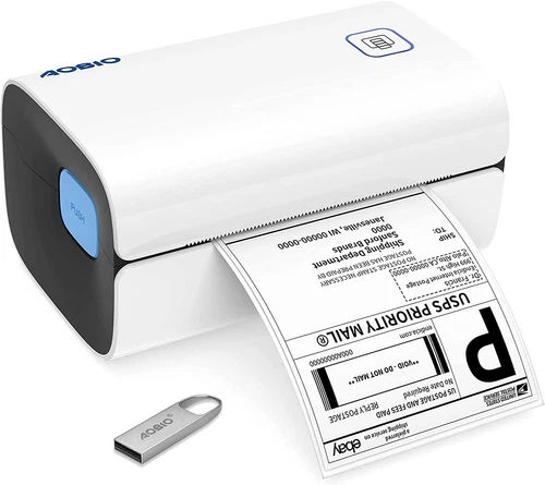 Shipping Label Printer 4x6 Direct Thermal Label Printer Works window/mac NEW