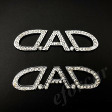 2pcs Metal Diamond Dad Garson Vip Luxury Jdm Jp Car Emblem Badge Decal Stickers 2pcs Metal Diamond Dad Garson Vip Luxury Jdm Jp Car Emblem Badge Decal Stickers