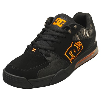 DC Shoes vielseitige Herren-Skatesneaker in Schwarz Orange   7,5 UK