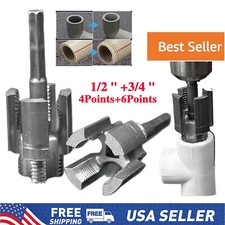 Integrated Internal & External Pipe ThreadingTool, PVC Pipe Threader Kit S+L