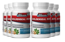 Organic Goldenseal Root Powder - Goldenseal Hydrastis 520 - Immune Vitamins 6B 
