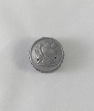 Vintage Torino Pewter Birds w/ Heart & Flowers Trinket Box Pin Brooch