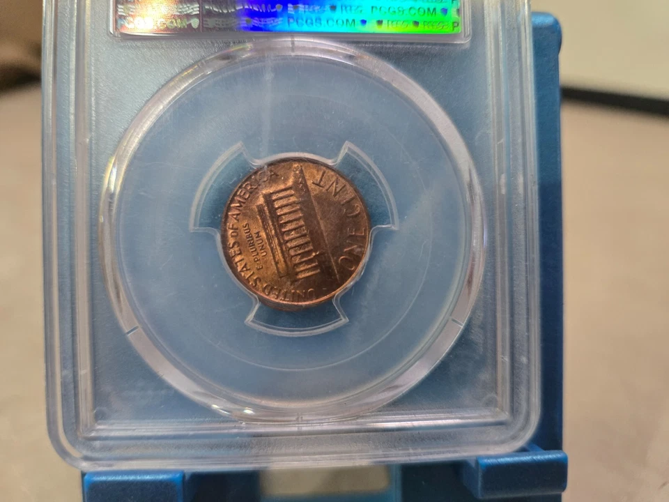 1953 1C Penny Mint Error 12% Indent PCGS MS64RB - Image 4 of 4