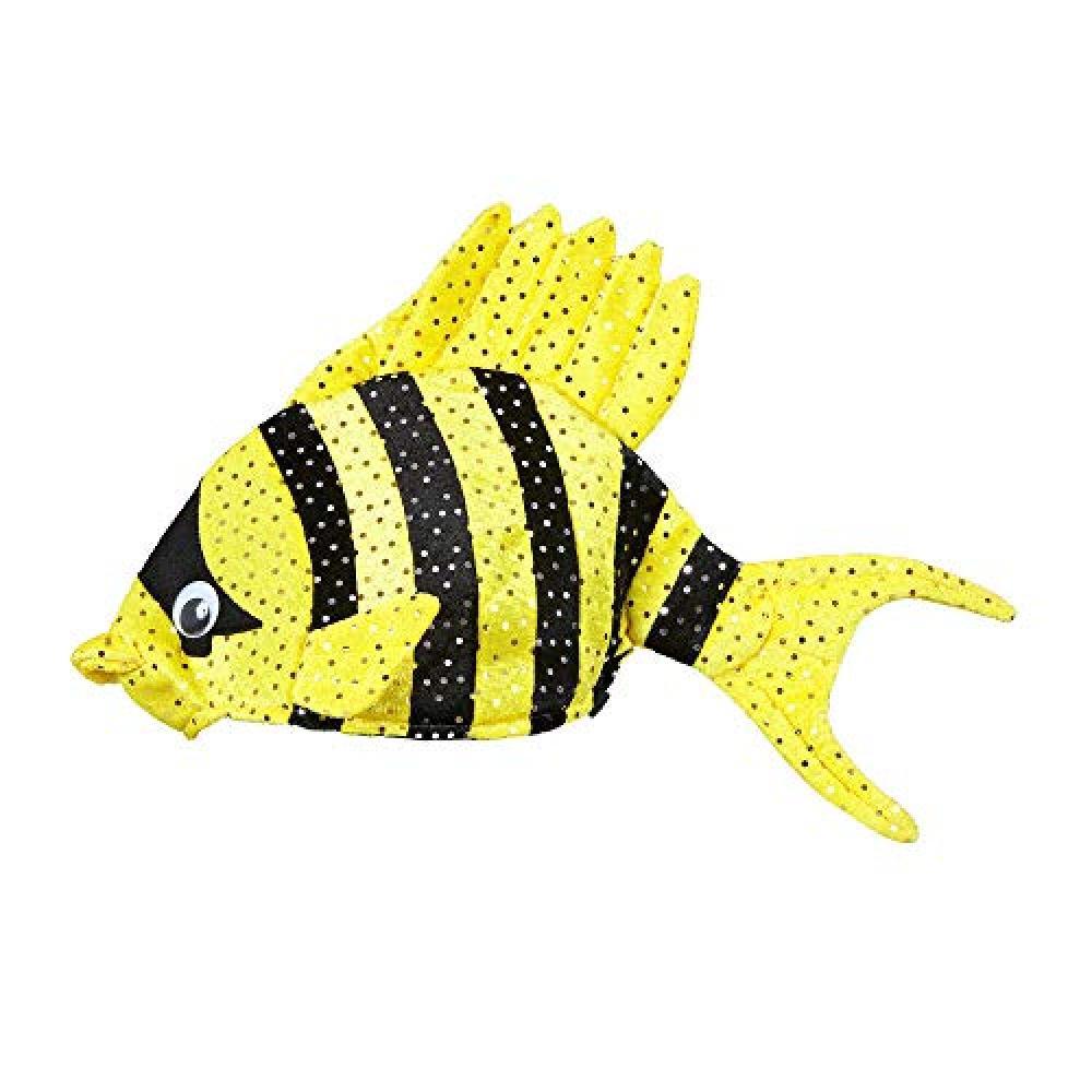(TG. Taglia unica) WIDMANN Cappello Pesce Tropicale Giallo Cappello Bambino Part